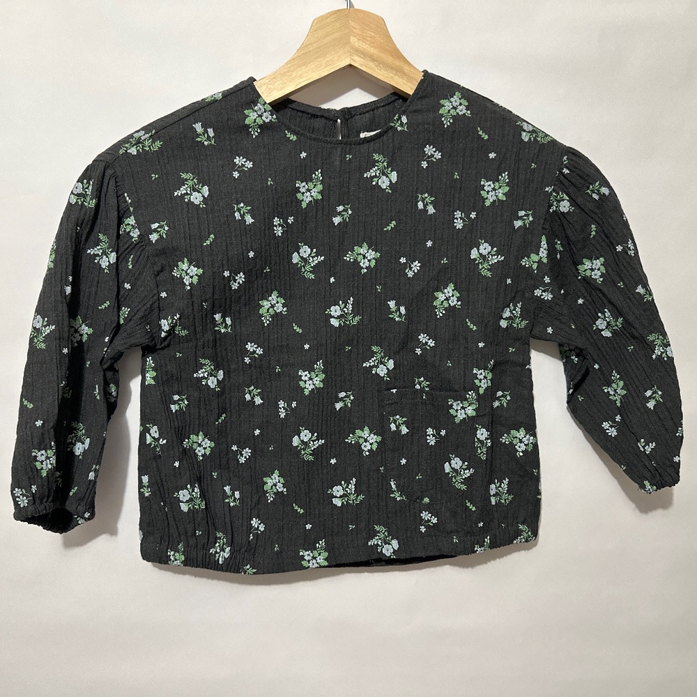 Zara Girls Floral Blouse